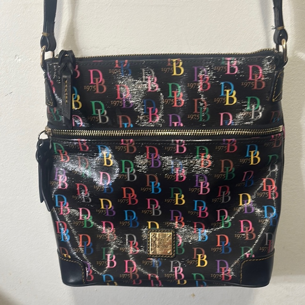 Dooney & Bourke Black Crossbody Bag with Gold Hardware - Picture 4 of 11